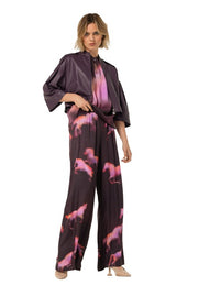 Caroline Biss Palazzo Pants With Equestrian-Inspired Pattern