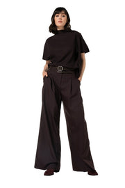Caroline Biss Asymmetric Top Eggplant