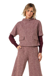 Carolina Biss Tweed Top Multi