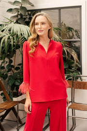 Caroline Kilkenny Aspen Top Red