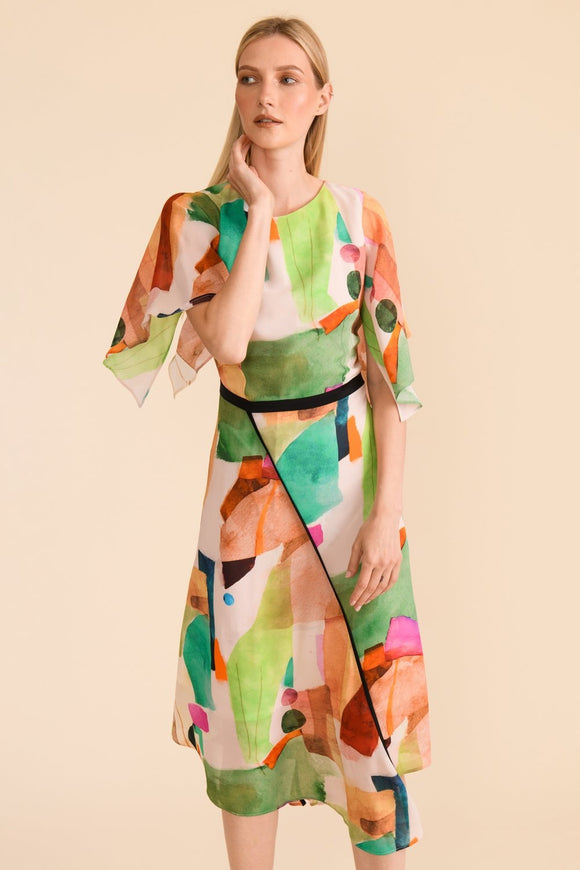 Caroline Kilkenny Camille Abstract Dress