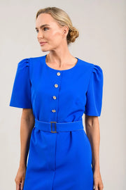 Caroline Kilkenny Carrie Dress Royal Blue
