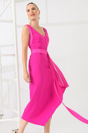 Caroline Kilkenny Misty Dress Magenta