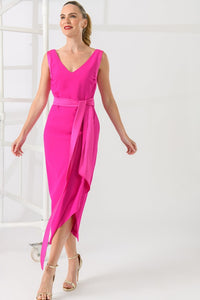 Caroline Kilkenny Misty Dress Magenta