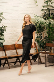 Caroline Kilkenny Ruth Dress Black