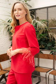 Caroline Kilkenny Scott Trousers Red