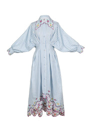 Celia B. Caju Dress Blue Stripes