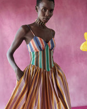 Celia B. Duku Dress Multi Print