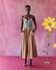 Celia B. Duku Dress Multi Print