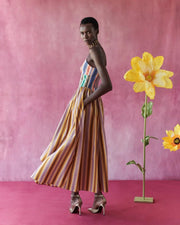 Celia B. Duku Dress Multi Print