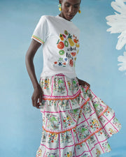 Celia B. Kiwano Skirt Multi Print