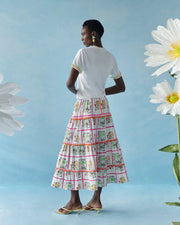 Celia B. Kiwano Skirt Multi Print