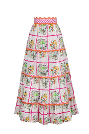 Celia B. Kiwano Skirt Multi Print
