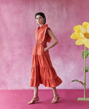 Celia B. Lucero Dress Orange