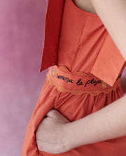 Celia B. Lucero Dress Orange