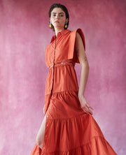 Celia B. Lucero Dress Orange