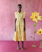 Celia B. Lucero Dress Yellow