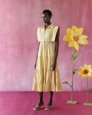 Celia B. Lucero Dress Yellow