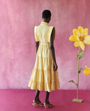 Celia B. Lucero Dress Yellow