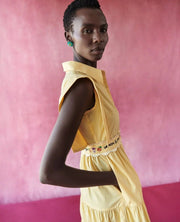 Celia B. Lucero Dress Yellow