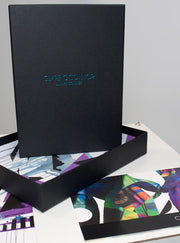 Clare O'Connor Silk Scarf Rolled Edge Multicolour