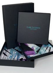 Clare O'Connor Silk Scarf Rolled Edge Multicolour