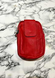 Leather Flap Over Phone Bag