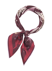 Codello Nikki Silk Scarf Red Print