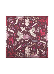 Codello Nikki Silk Scarf Red Print