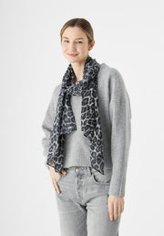 Codello Scarf Leopard Pattern Grey