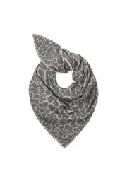 Codello Leo Print Scarf Grey