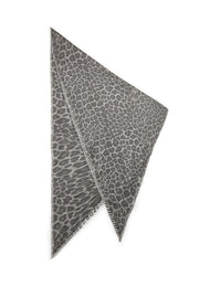 Codello Leo Print Scarf Grey