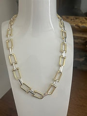 Corona Silver Chain Necklace Silver/Gold