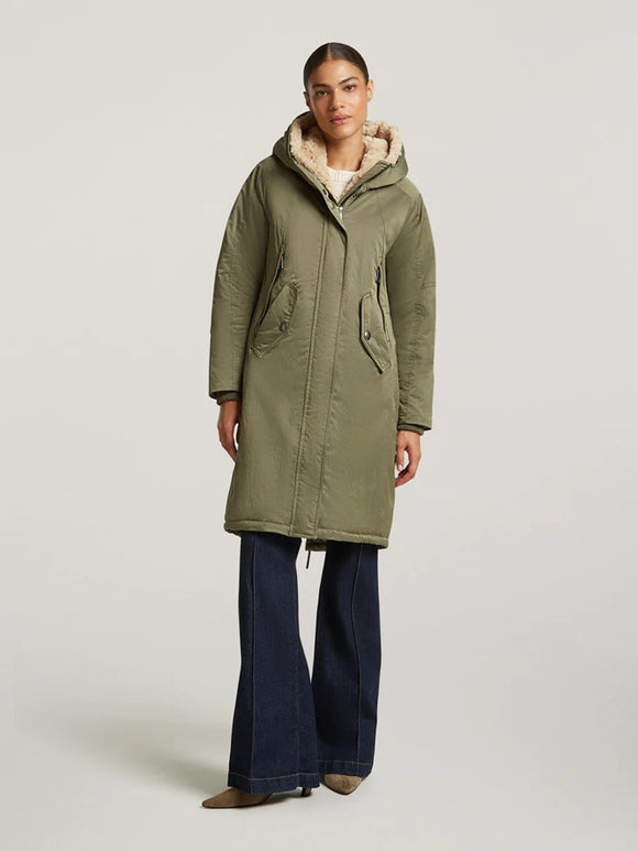 Creenstone Tegen Coat Green Clay