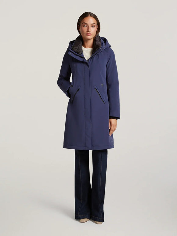 Creenstone Evanna Coat Indigo Blue