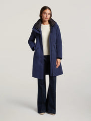 Creenstone Evanna Coat Indigo Blue