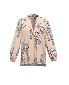 Emme Article Shirt Beige Jewel Print