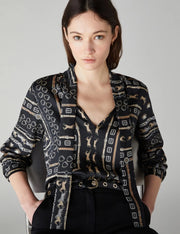 Emme Cala Shirt Black Print