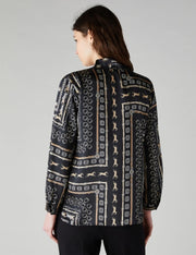 Emme Cala Shirt Black Print