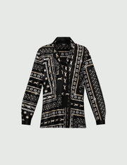 Emme Cala Shirt Black Print