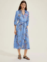 Emme Pozzo Dress Light Blue Print