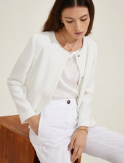 Emme Vania Jacket Wool White