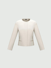 Emme Vania Jacket Wool White