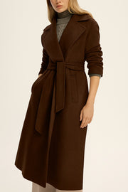 Emme Cadmio Coat Dark Brown