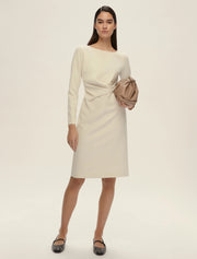 Emme Kadiak Dress Wool White