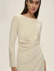 Emme Kadiak Dress Wool White