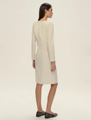 Emme Kadiak Dress Wool White