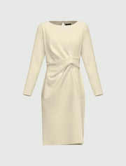 Emme Kadiak Dress Wool White
