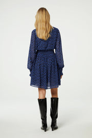 Fabienne Chapot Anjuna Dress Blue Love Print