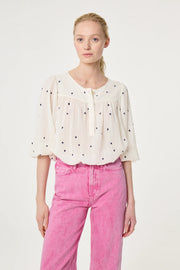 Fabienne Chapot Bindi Top Cosy White/Black Print